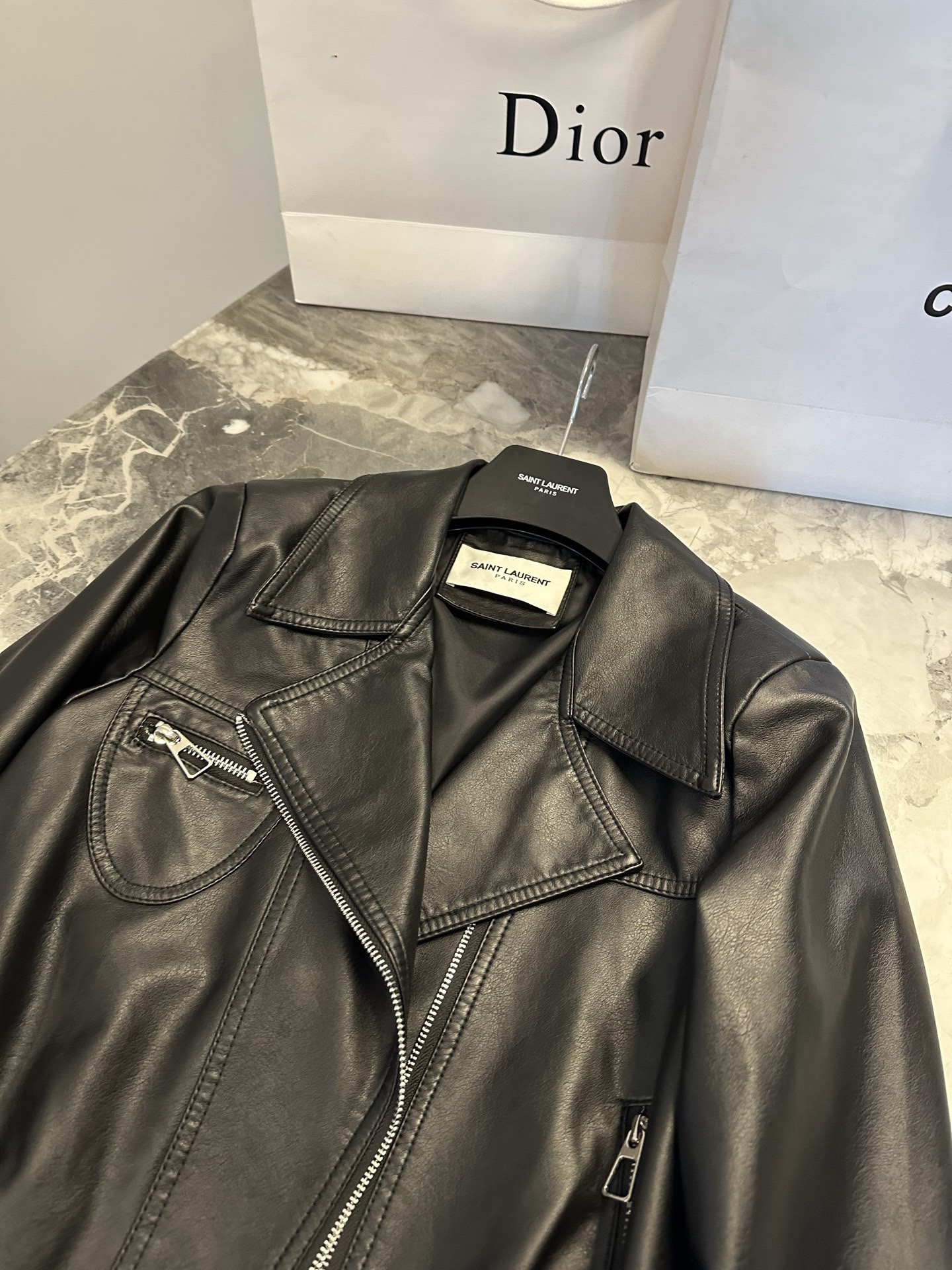 leather trench coat