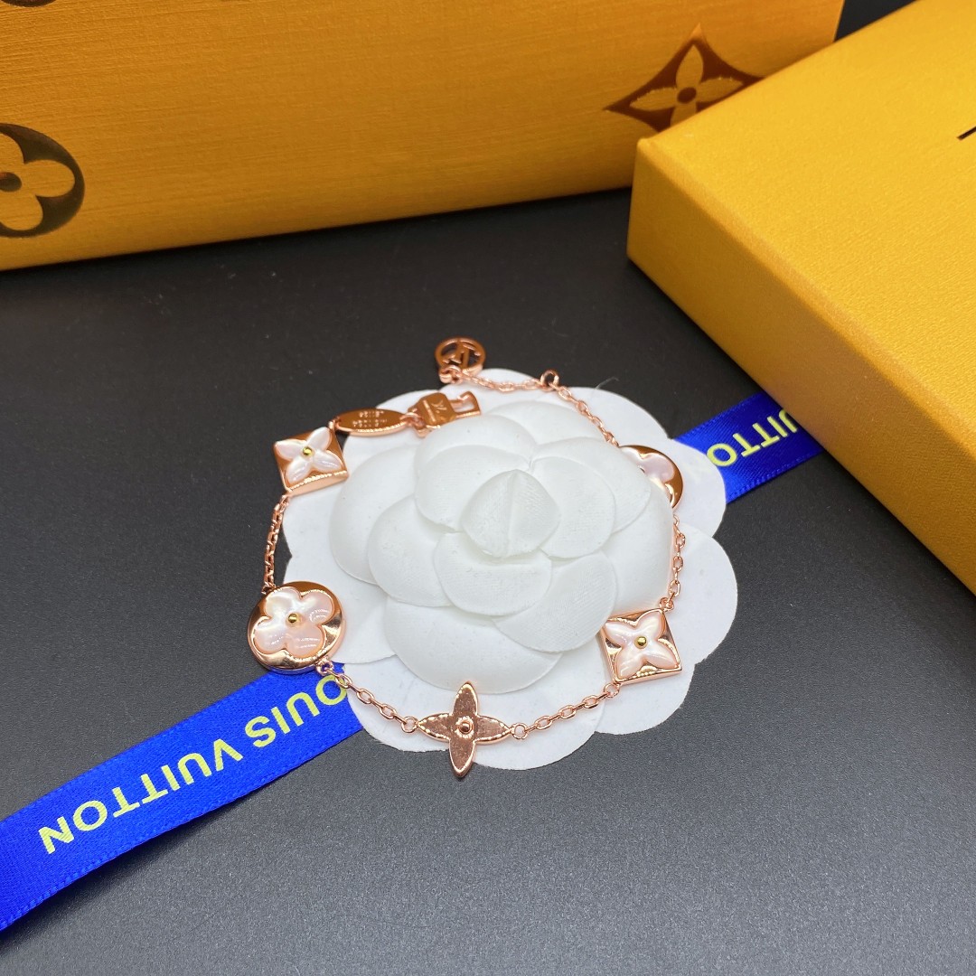 L style five flower bracelet-Luxeon