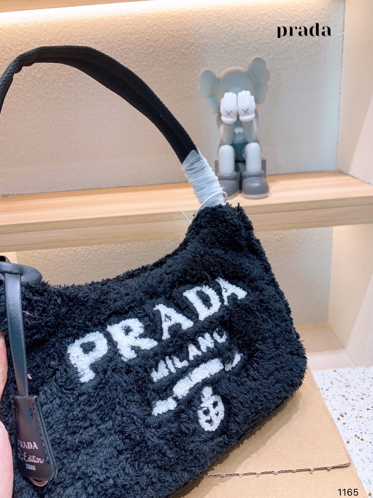 P style Hobo Handbags Underarm Bags Velvet-Luxeon