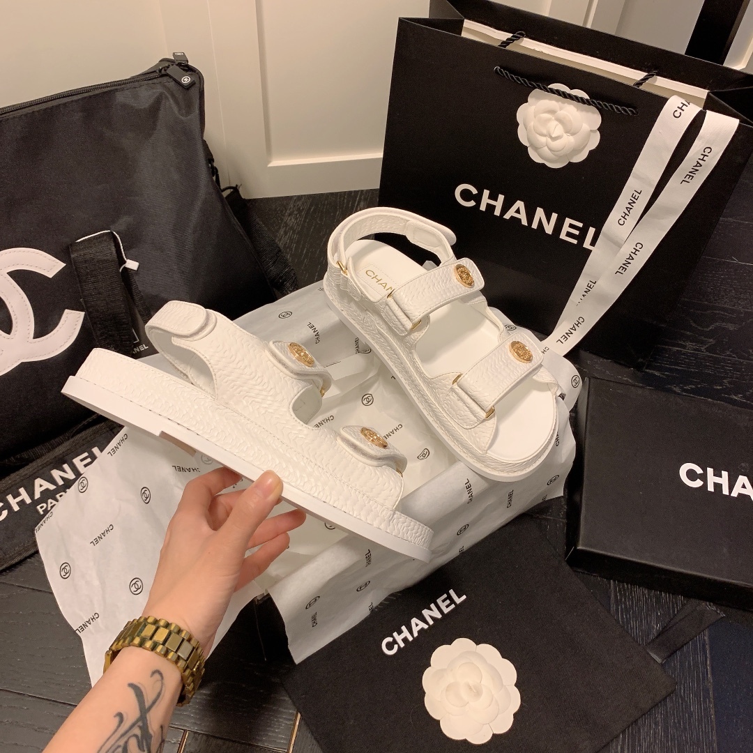 C style Early Spring Velcro Sandals-Luxeon