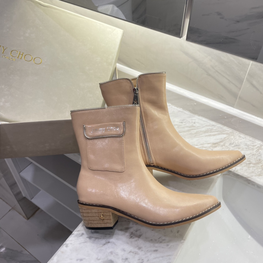 Jimmy Choo new autumn winter zipper knee & ankle boots-Luxeon