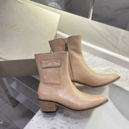 Jimmy Choo new autumn winter zipper knee & ankle boots-Luxeon