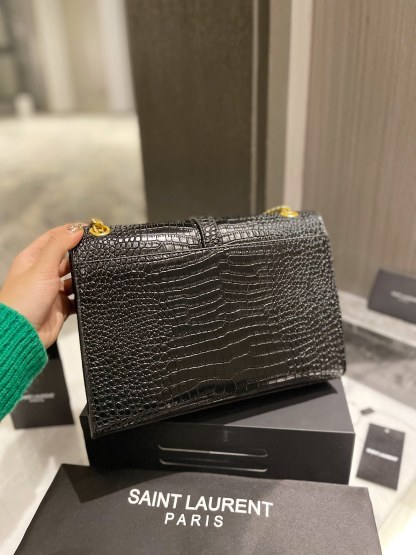 Y style Saint Laurent Handbags Crocodile Pattern-Luxeon