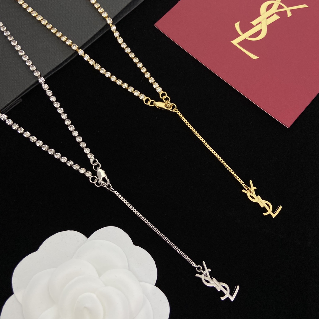 Saint Laurent new star necklace-Luxeon