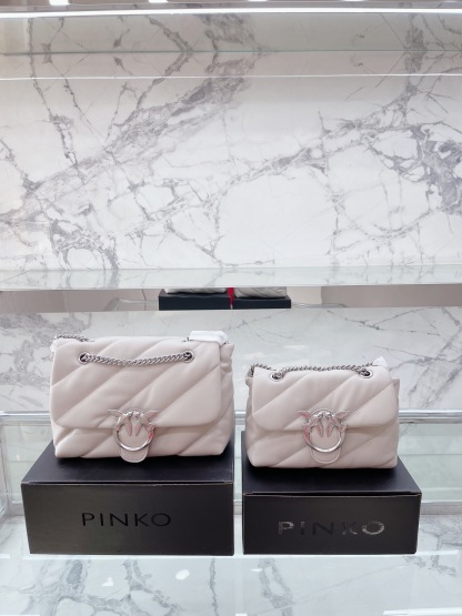 Pinko Puff Handbags Pillow Bag-Luxeon