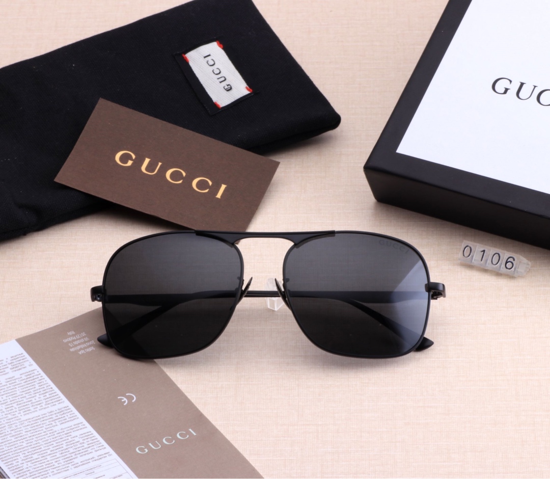 Guc Fashion Ladies Retro New Sunglasses-Luxeon