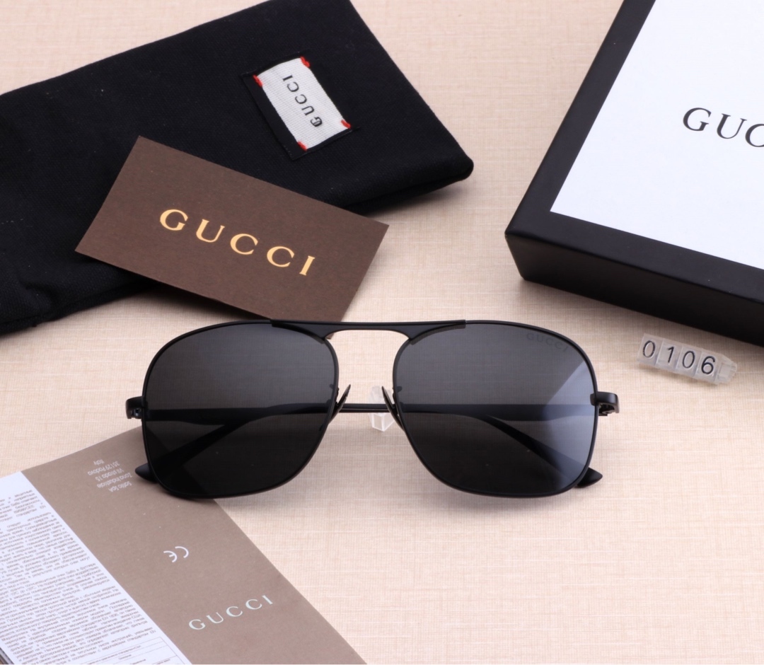 Guc Fashion Ladies Retro New Sunglasses-Luxeon