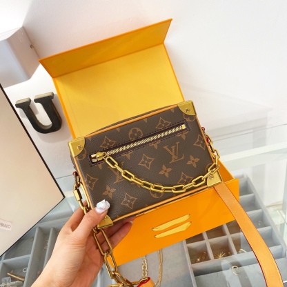 L style bag Trunk Small Box Chain Bags-Luxeon