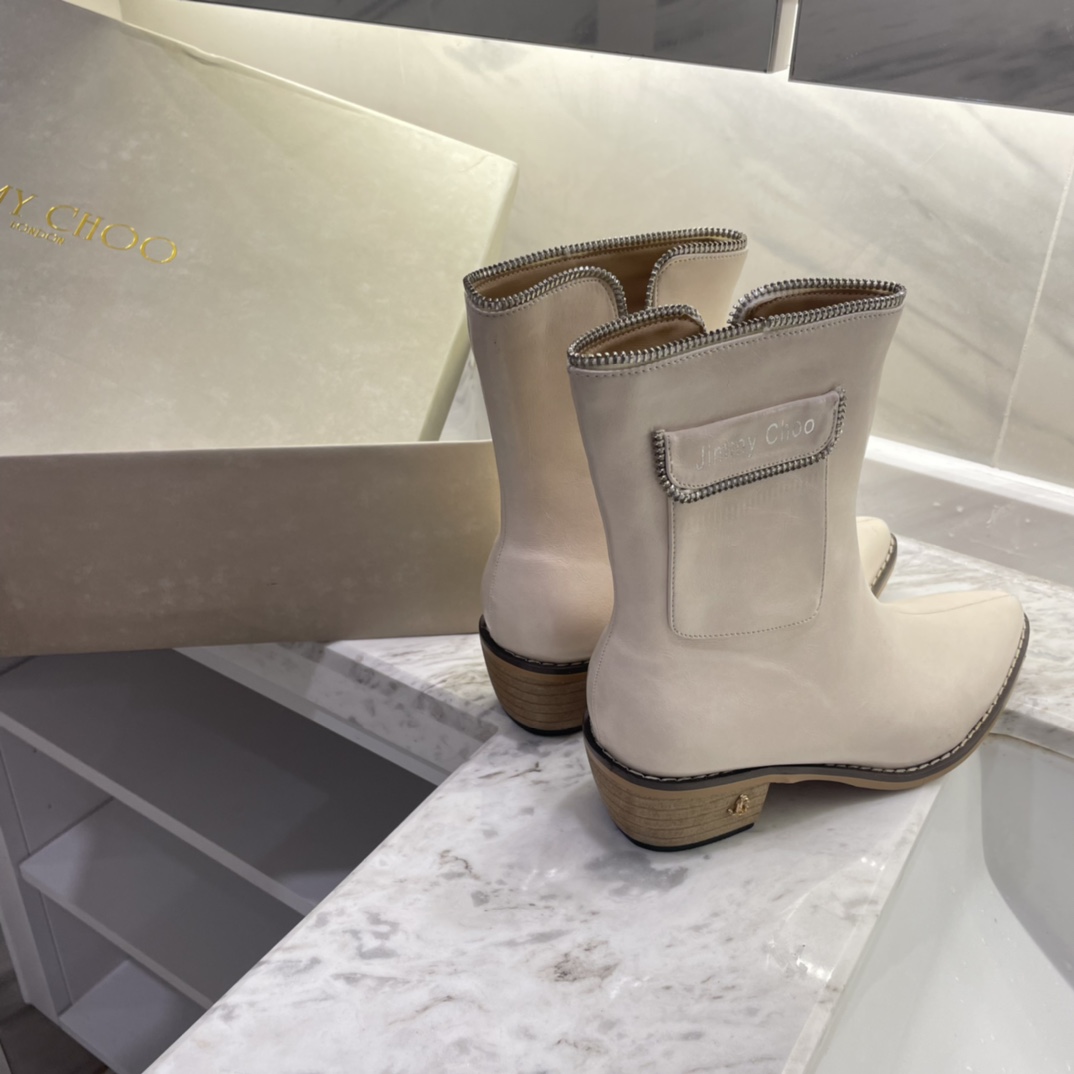 Jimmy Choo new autumn winter zipper knee & ankle boots-Luxeon