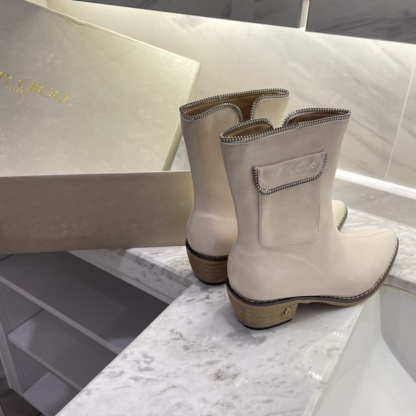 Jimmy Choo new autumn winter zipper knee & ankle boots-Luxeon