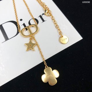 D style Classic Rhinestone Chain Necklace-Luxeon