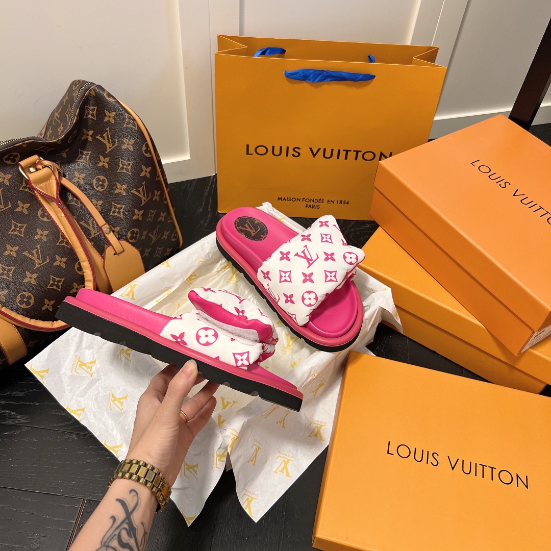 L style new print slippers-Luxeon