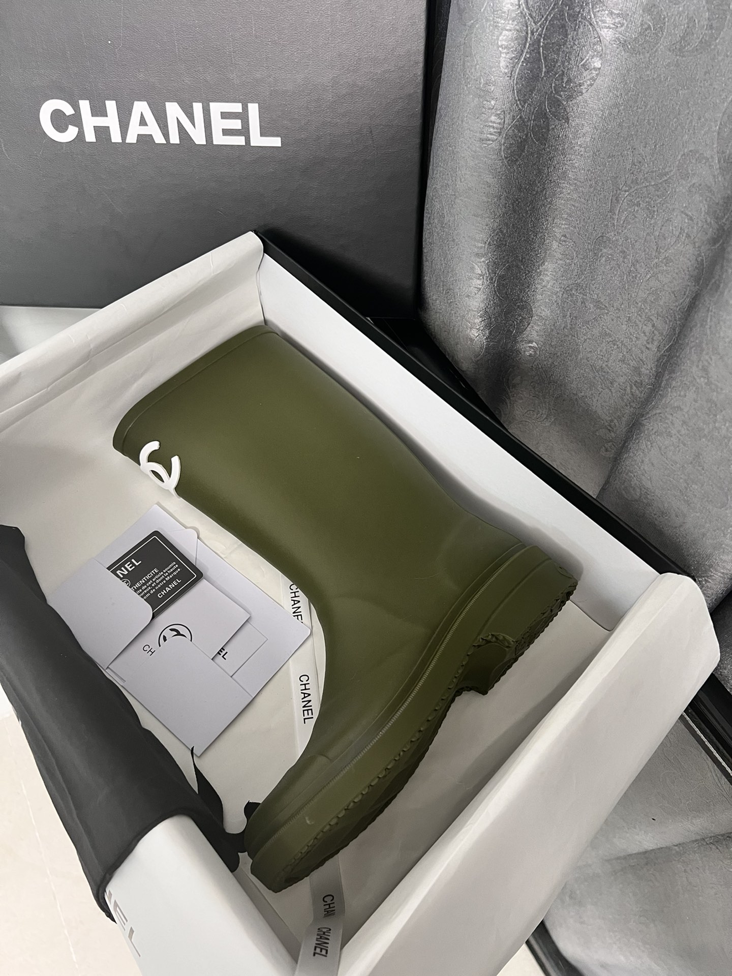 C style vintage rain boots-Luxeon