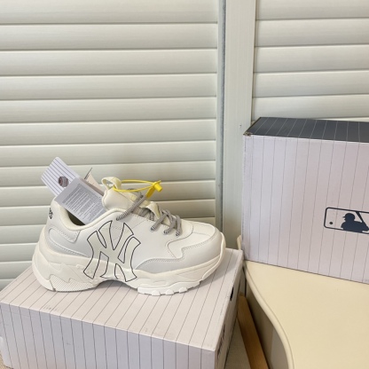MLB new height-increasing thick sole sneakers casual shoes-Luxeon