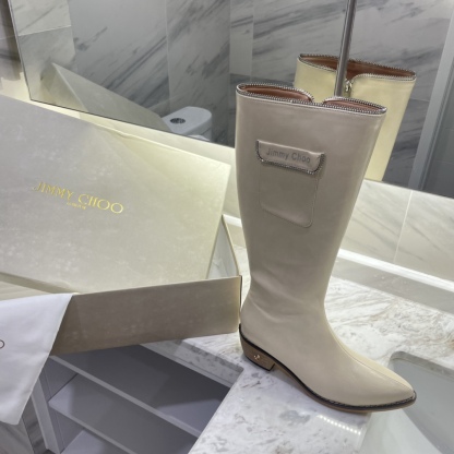 Jimmy Choo new autumn winter zipper knee & ankle boots-Luxeon