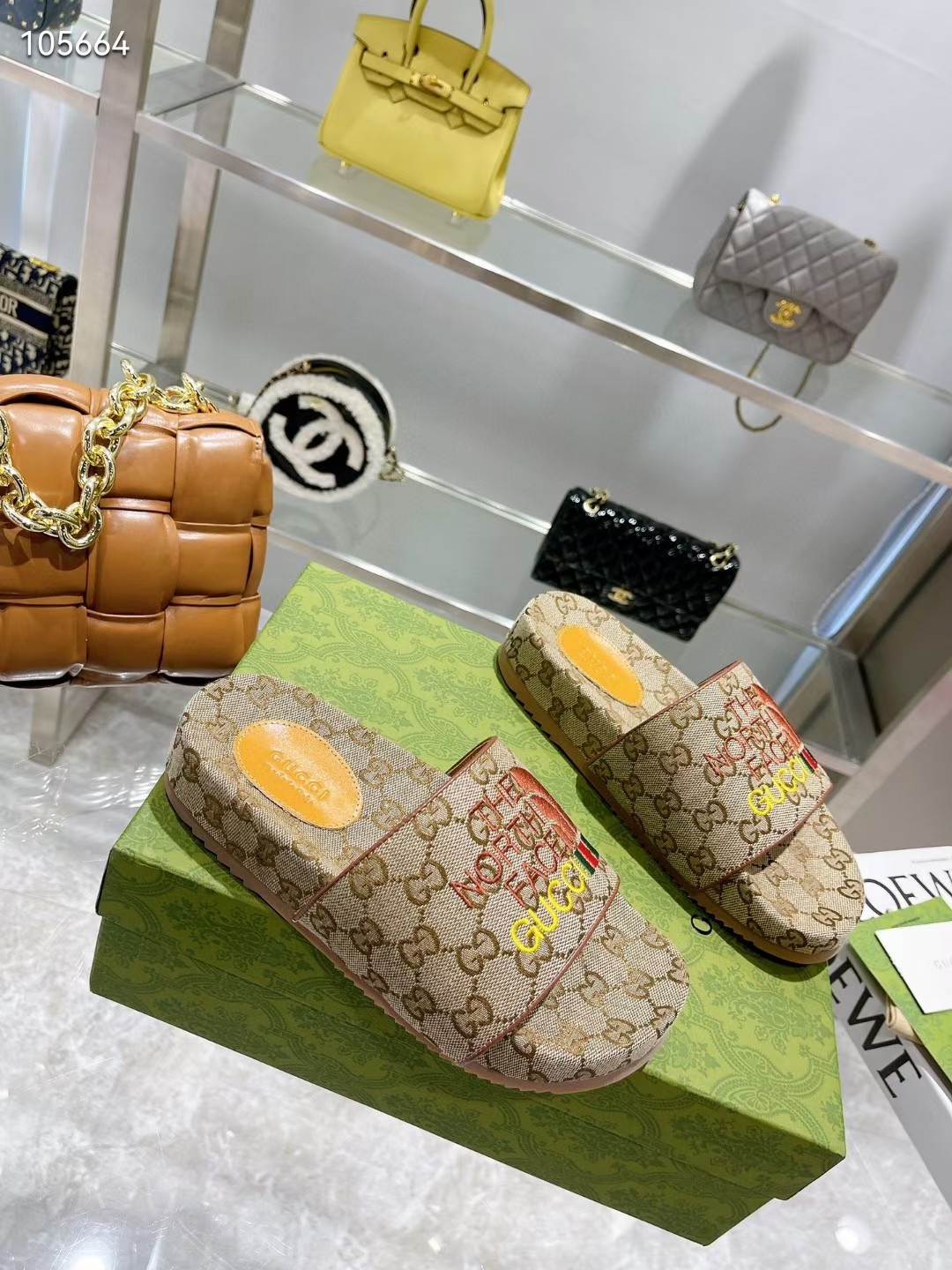 G style pop jacquard summer flat slippers-Luxeon