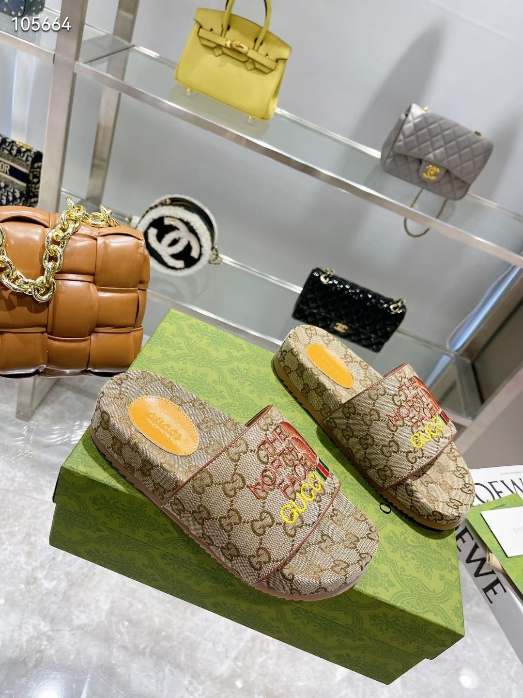 G style pop jacquard summer flat slippers-Luxeon