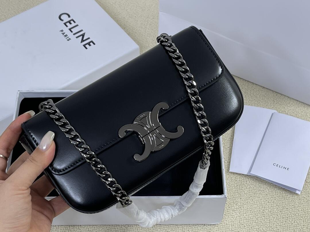 Celin Arc de Triomphe Chain Underarm Bag-Luxeon