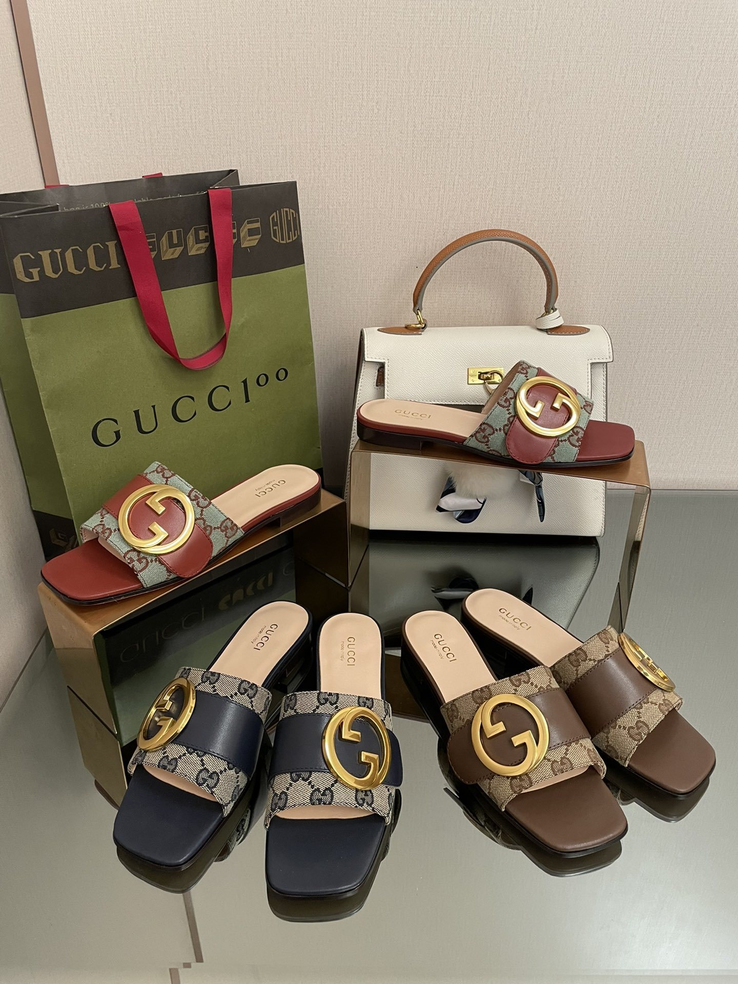 G style Double G flats sandals-Luxeon