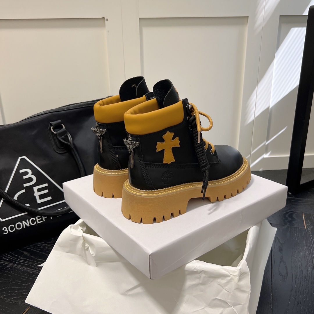PALM ANGLE lace up rivet short ankle boots-Luxeon