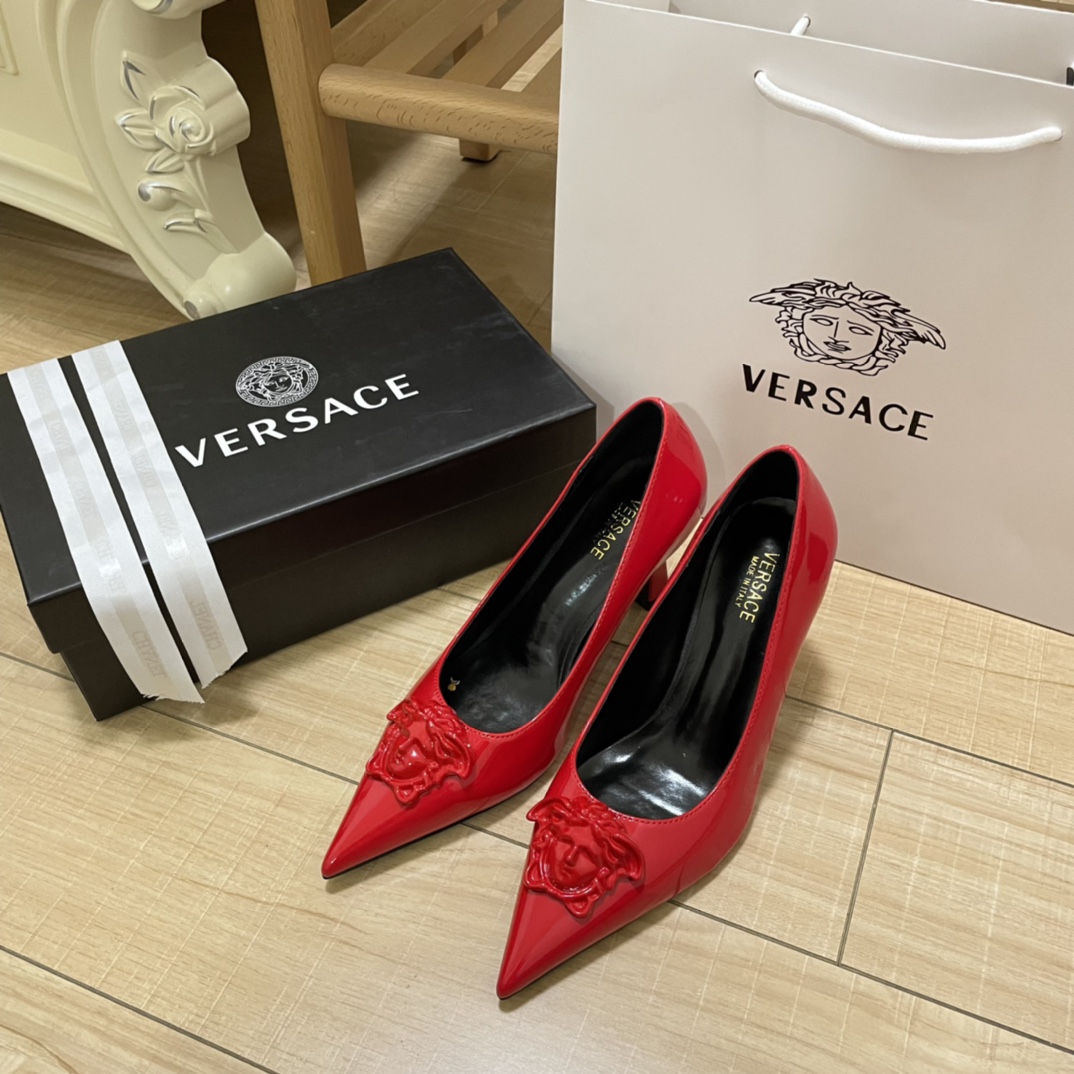 Versace pointed toe pumps-Luxeon