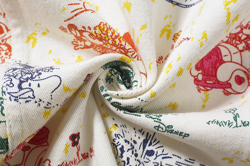 G style & Disney Co-branded Mickey full printing jeans jacket-Luxeon