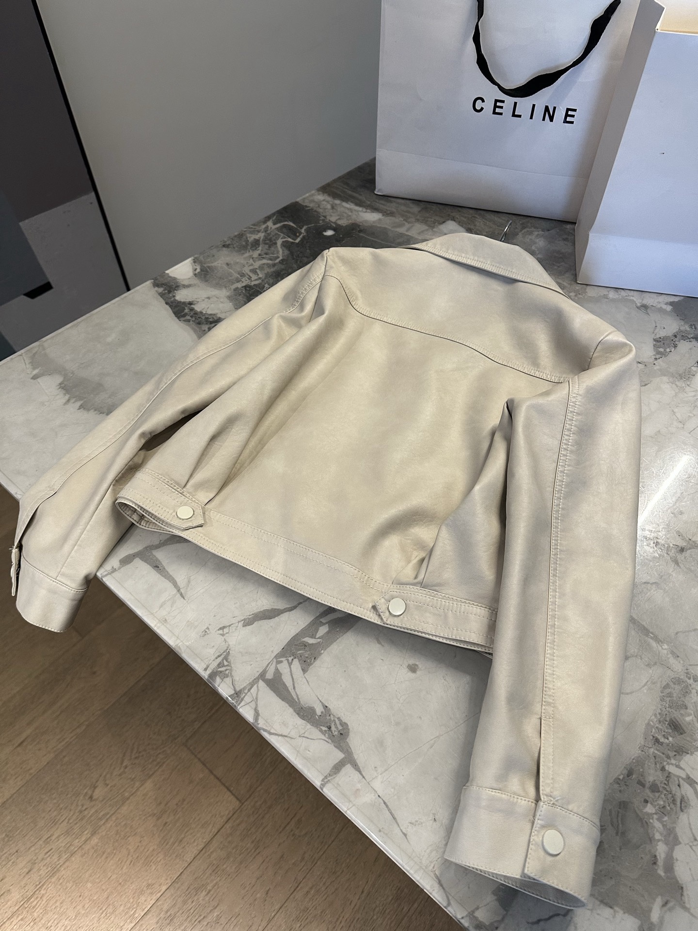 leather trench coat