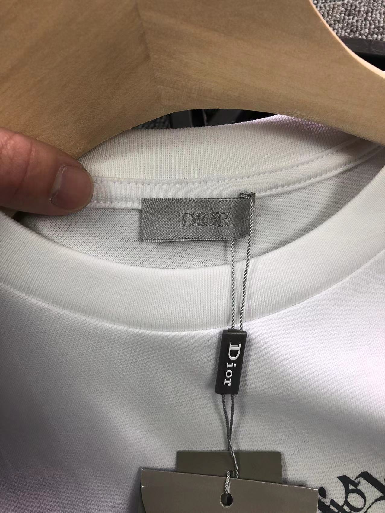 【  Best quality  】D style classic logo printed short sleeve T-shirt men women unisex-Luxeon