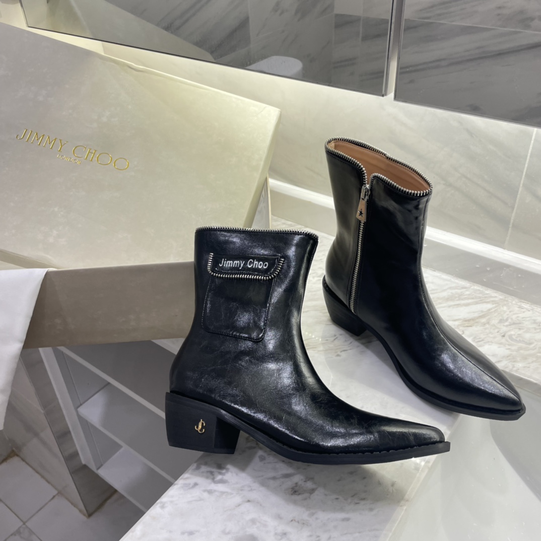 Jimmy Choo new autumn winter zipper knee & ankle boots-Luxeon