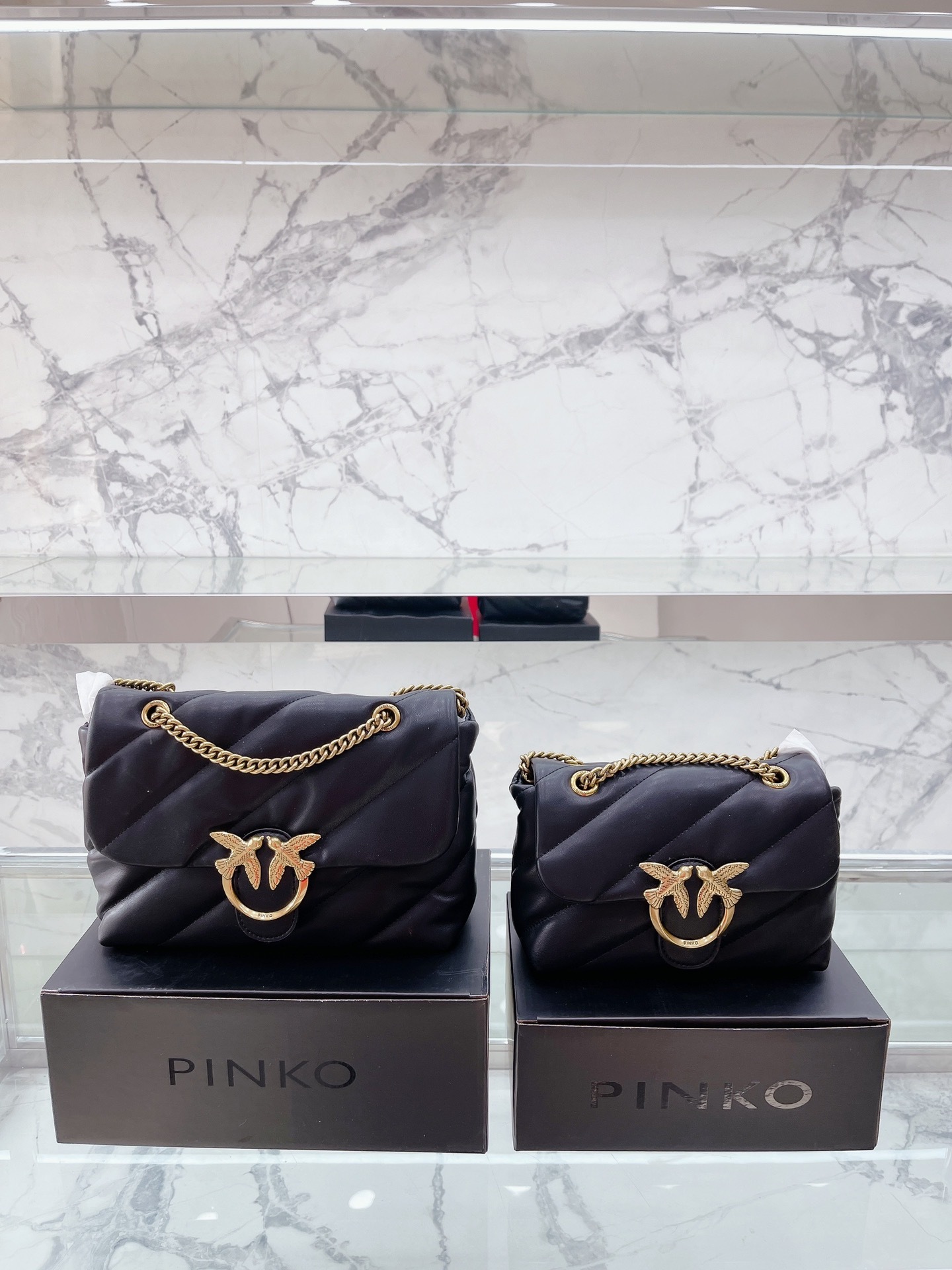 Pinko Puff Handbags Pillow Bag-Luxeon