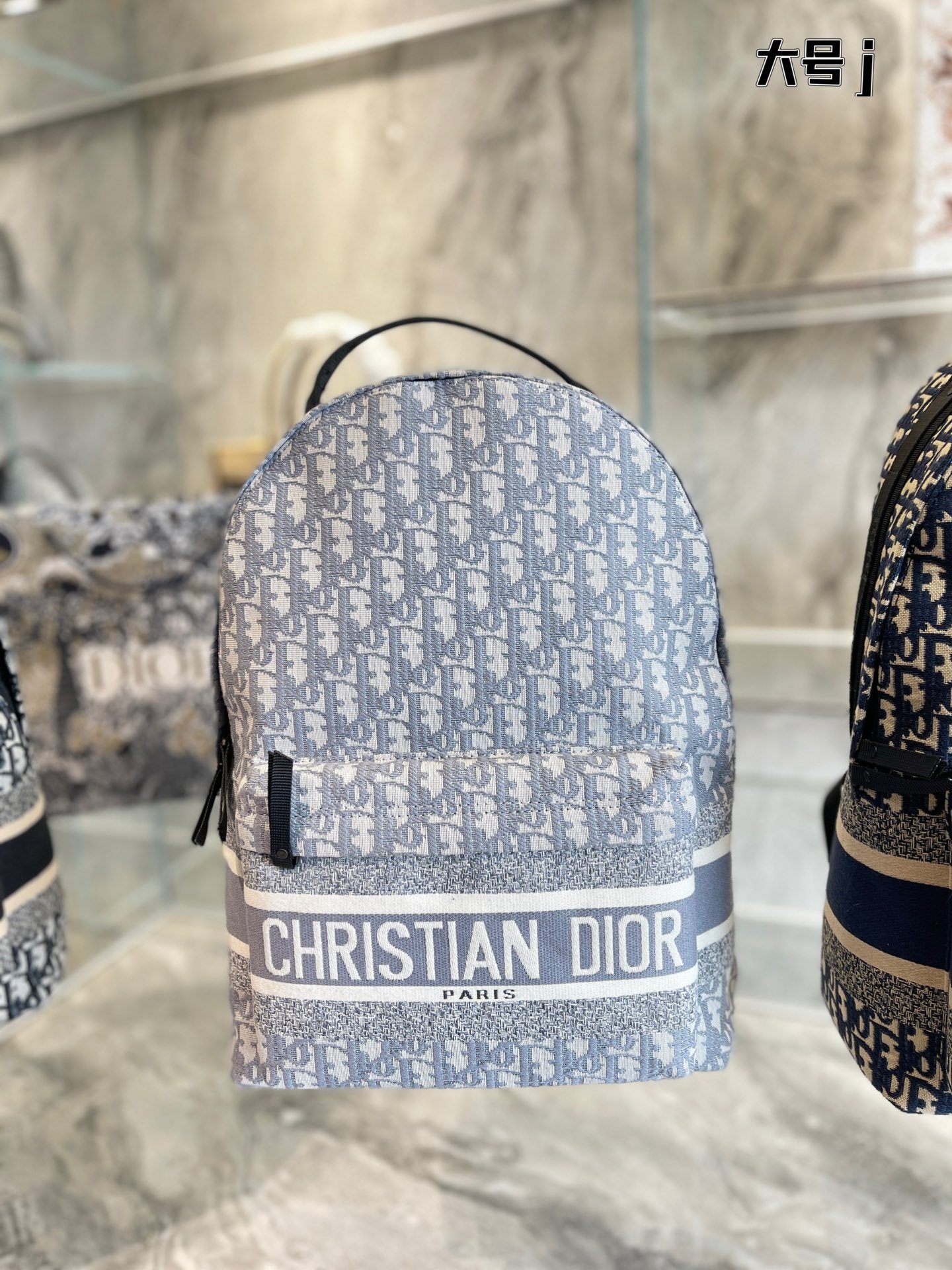 D style old flower backpack-Luxeon