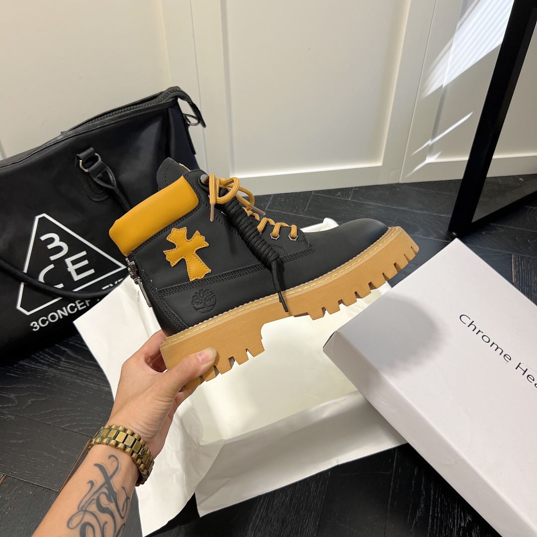PALM ANGLE lace up rivet short ankle boots-Luxeon