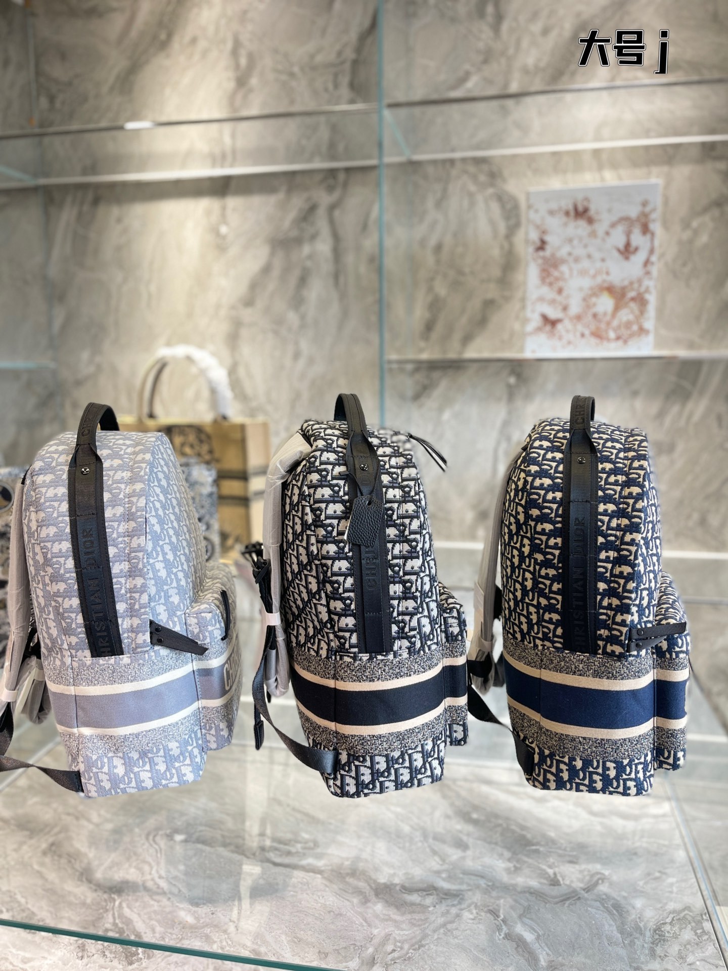 D style old flower backpack-Luxeon