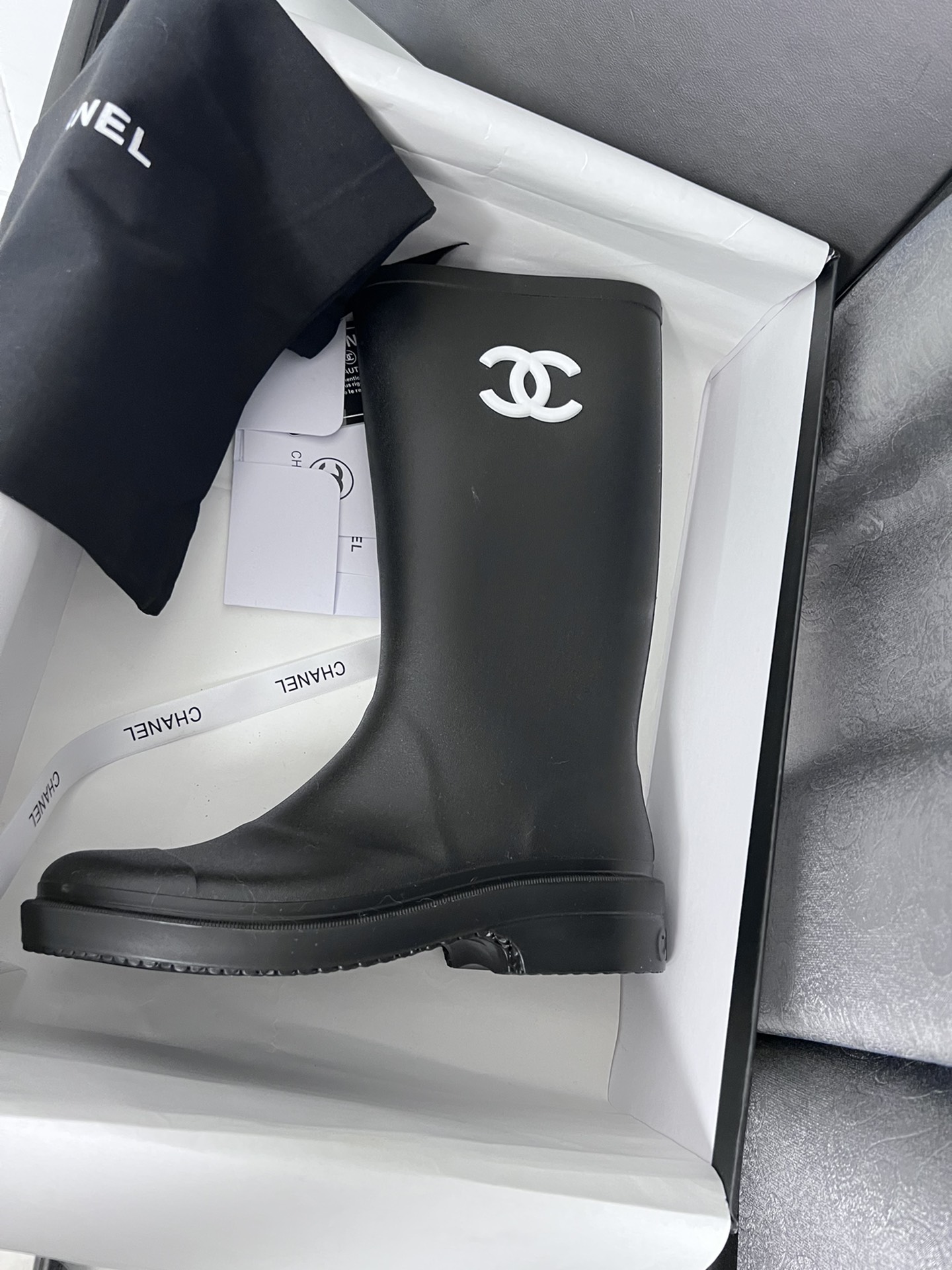 C style vintage rain boots-Luxeon
