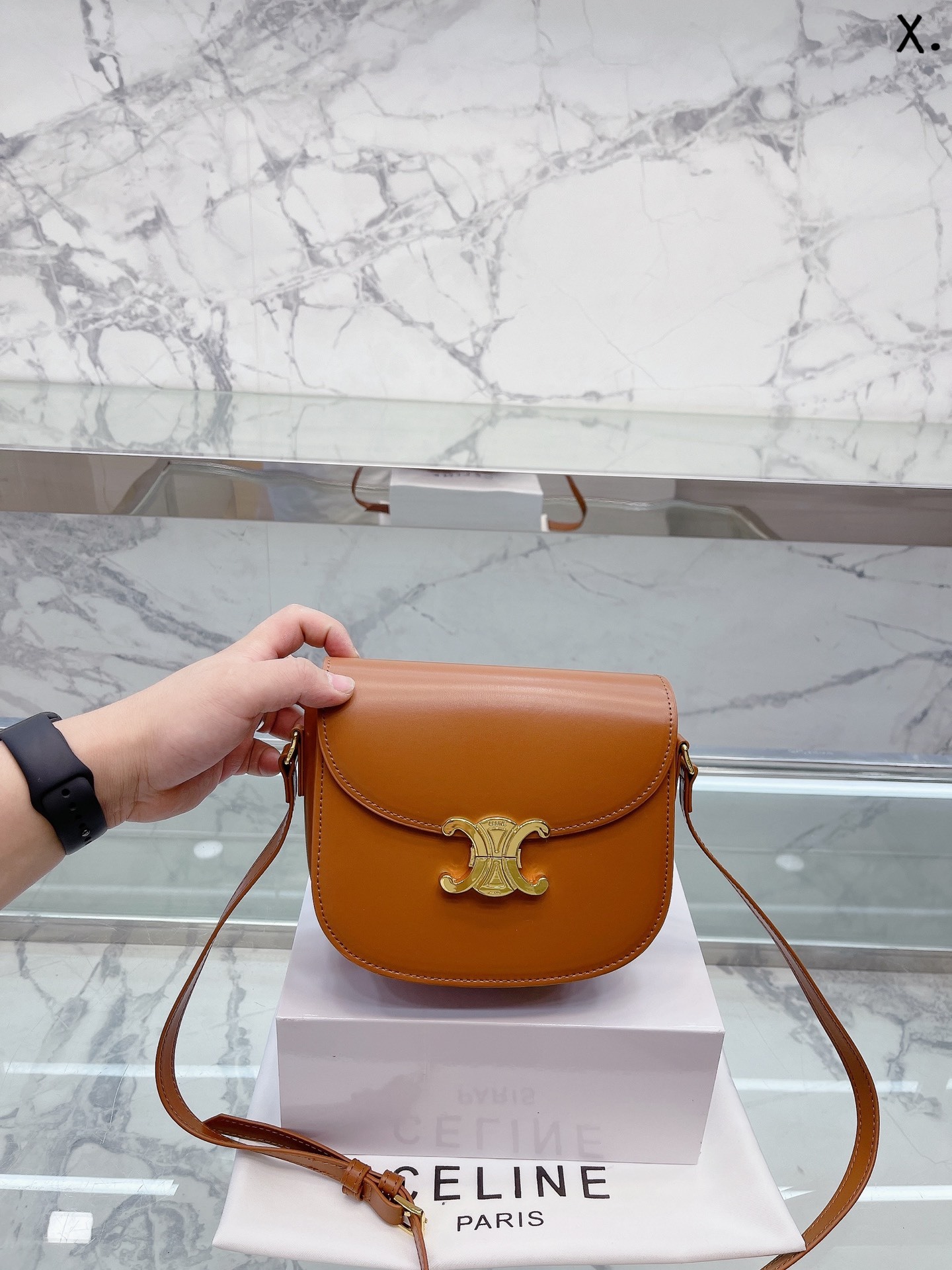 C style Teen Besace saddle bags-Luxeon