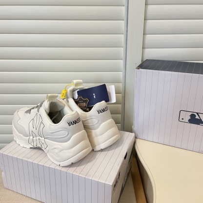 MLB new height-increasing thick sole sneakers casual shoes-Luxeon