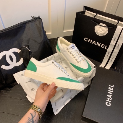 C style Vintage retro sneakers casual shoes-Luxeon