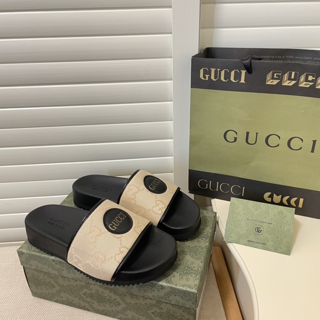 G style couple thick sole sandals-Luxeon