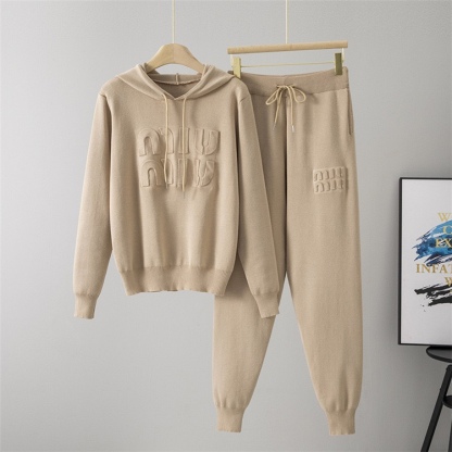 Casual sports hoodie set