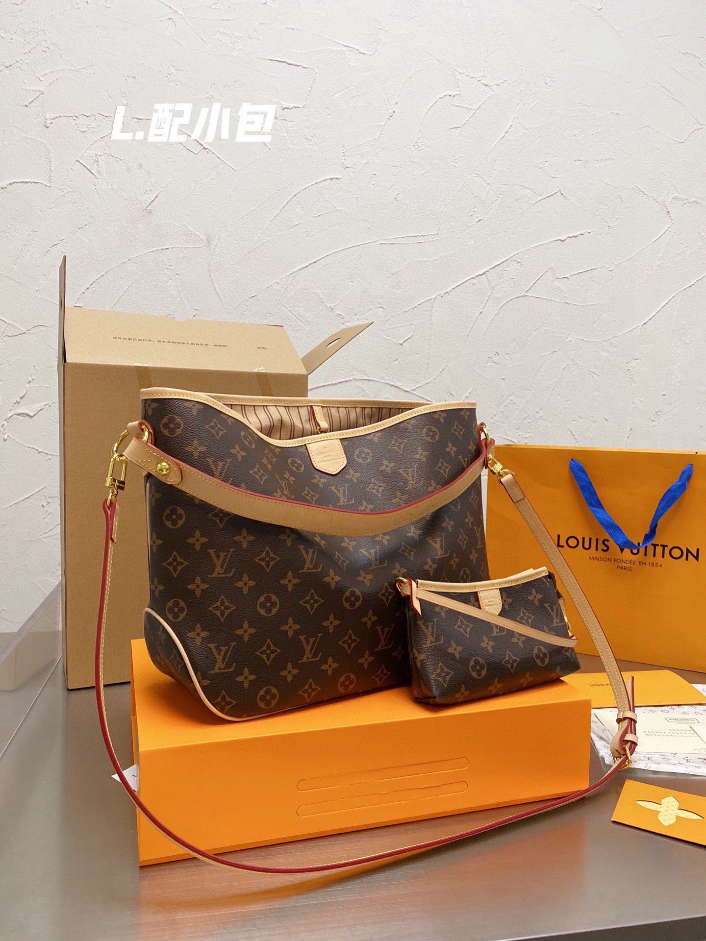 L style . Handbags Tote Shopping Bags 2 In 1-Luxeon
