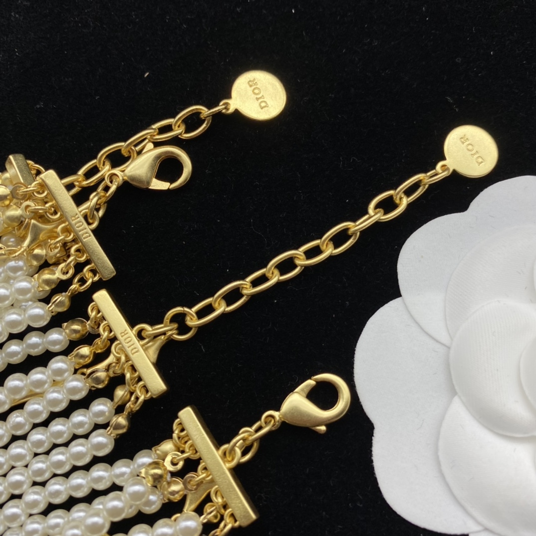 D style New Pearl Flower Vintage Set Necklace-Luxeon