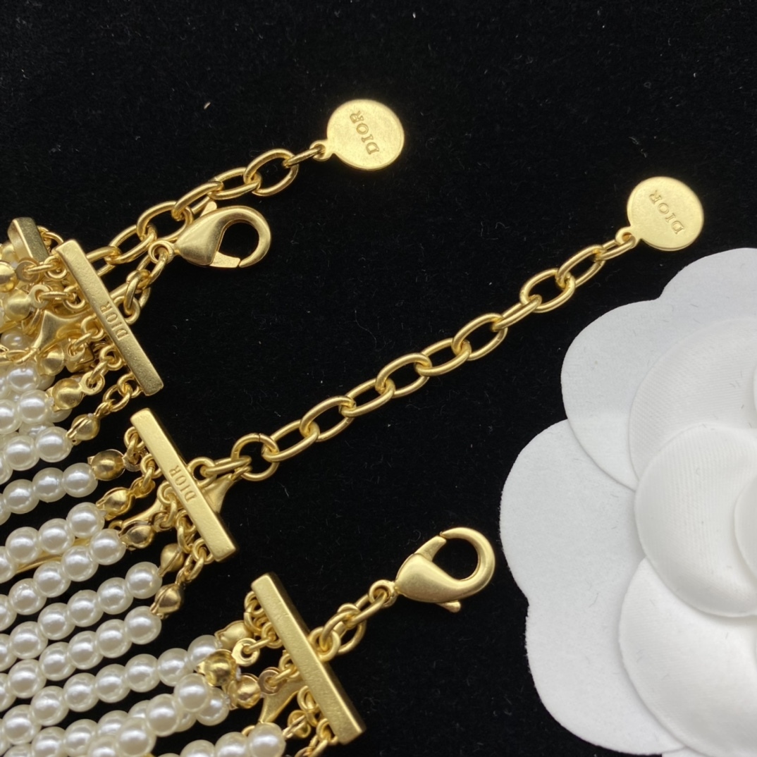 D style New Pearl Flower Vintage Set Necklace-Luxeon