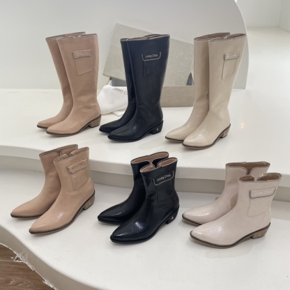 Jimmy Choo new autumn winter zipper knee & ankle boots-Luxeon