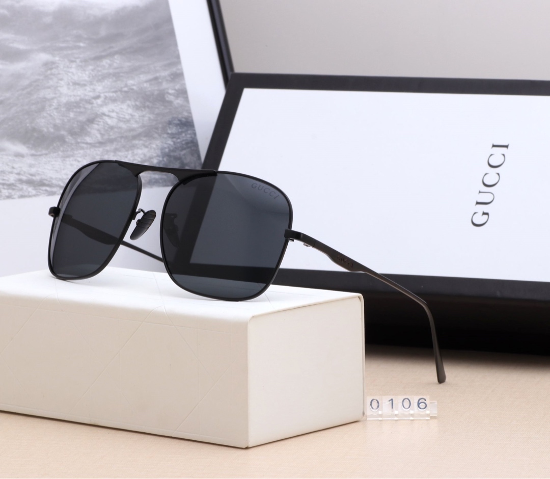 Guc Fashion Ladies Retro New Sunglasses-Luxeon