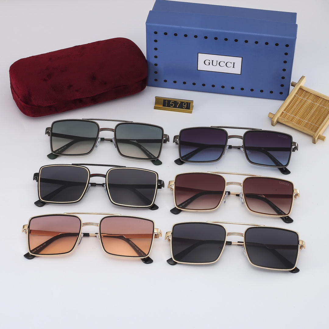 Guc Fashion women Retro New Sunglasses-Luxeon