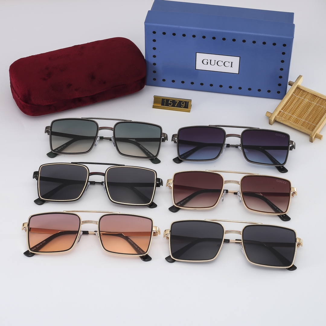 Guc Fashion women Retro New Sunglasses-Luxeon