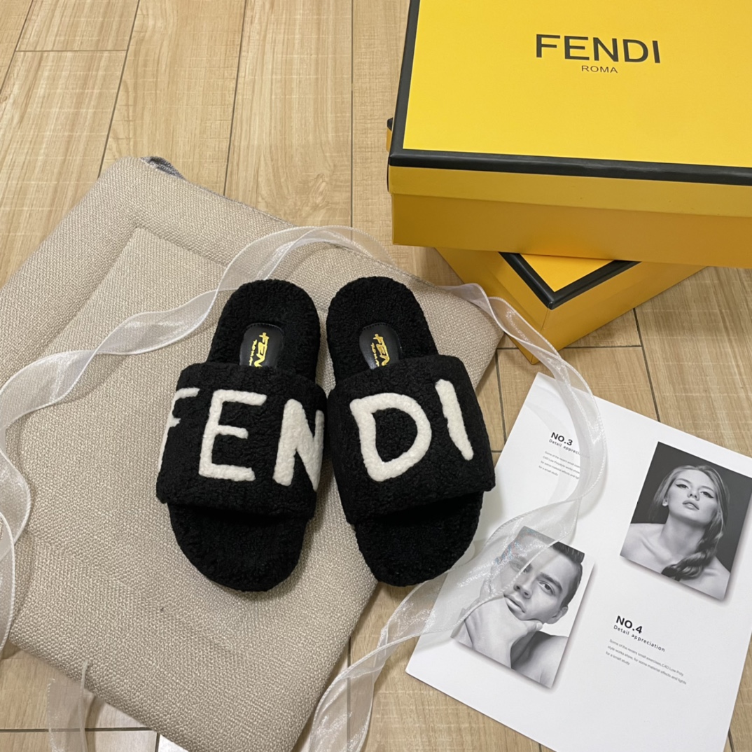 F style new women winter plush slippers-Luxeon