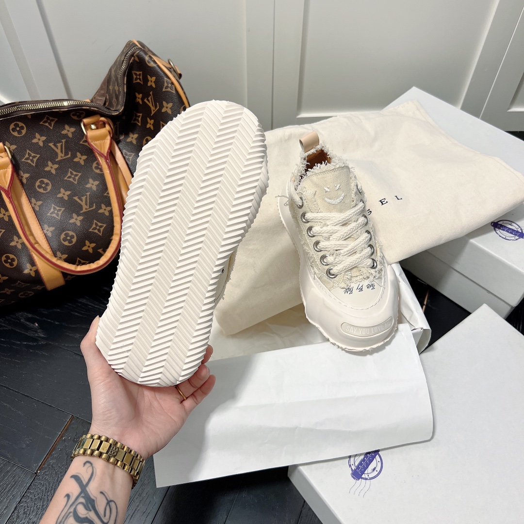 𝙓𝙫𝙚𝙨𝙨𝙚𝙡 𝙨𝙢𝙞𝙡𝙚𝙣𝙘𝙚 new women frayed shoes-Luxeon