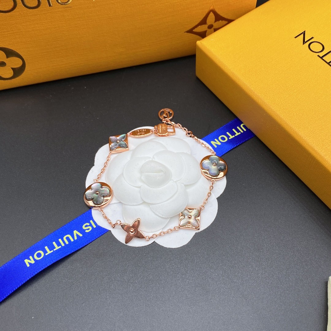 L style five flower bracelet-Luxeon