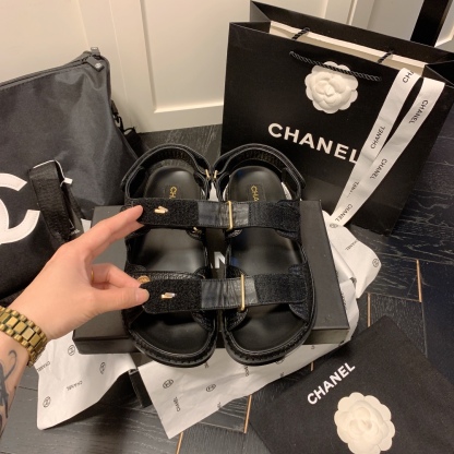 C style Early Spring Velcro Sandals-Luxeon